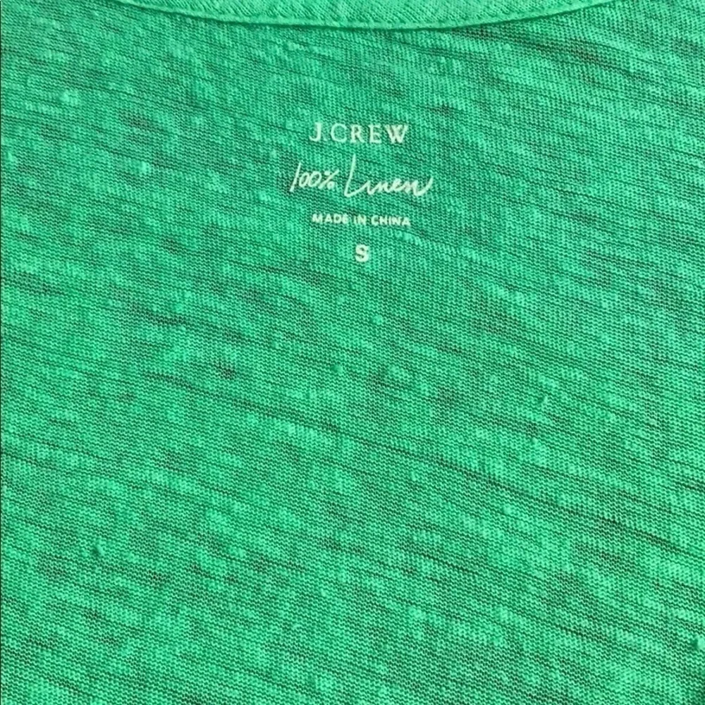 •J Crew• 100% Linen Scoop neck Tee, Like New☘️ - Picture 6 of 6